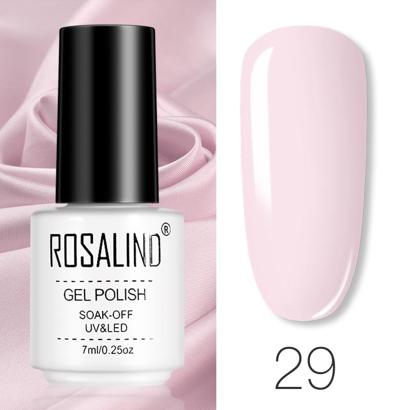 ROSALIND Gel Polish Set Manicure for Nails Semi Permanent Vernis top coat UV LED Gel Varnish Soak Off Nail Art Gel Nail Polish - Korvel