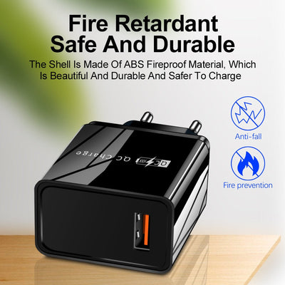 Super fast charging charger, mobile phone fast charging head - Korvel