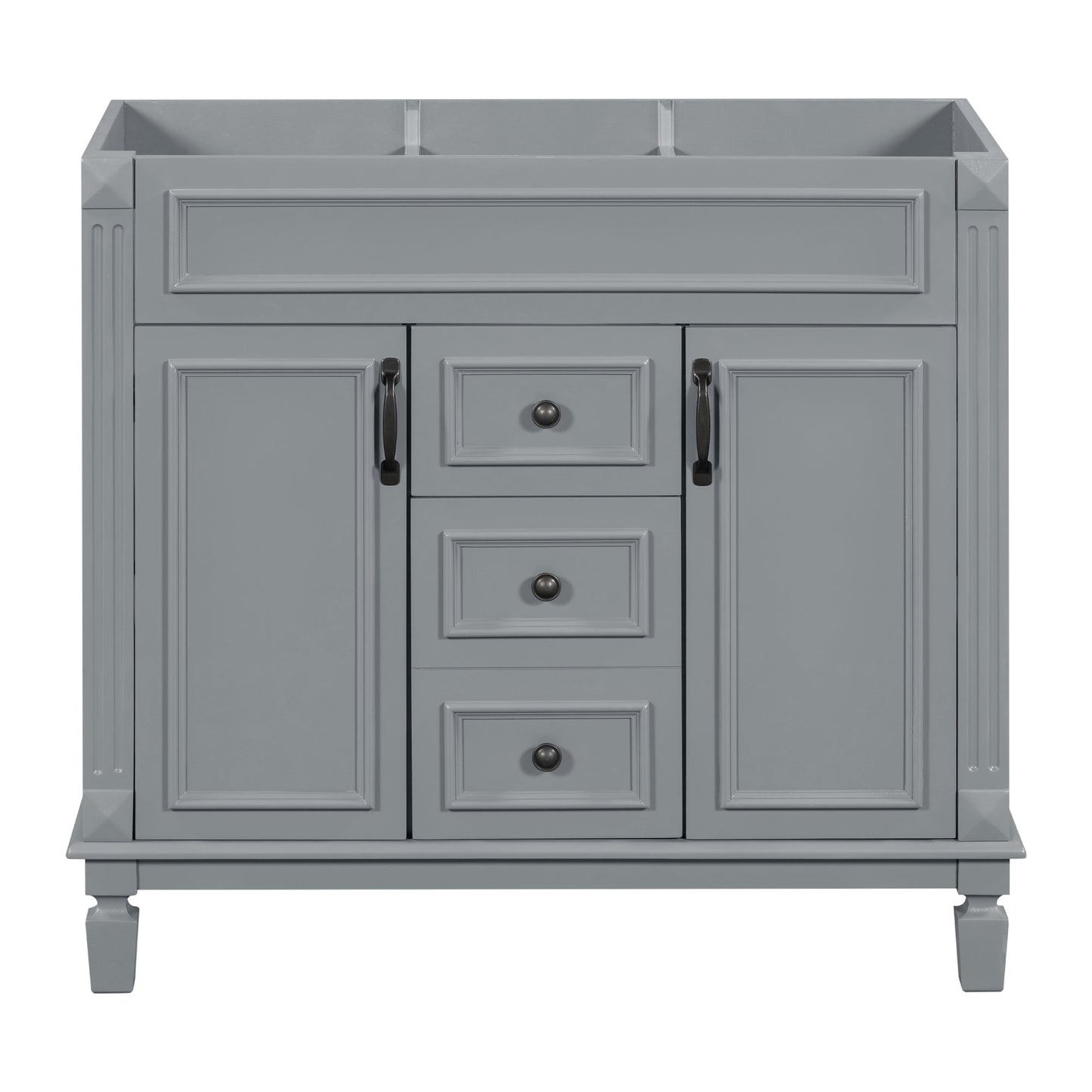 36'' Modern Bathroom Vanity - Cabinet Only with Soft Closing Doors