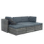 Patio Furniture, Outdoor Furniture, Seasonal PE Wicker Furniture,5 Set Wicker Furniture With Plywood Coffee Table - Korvel