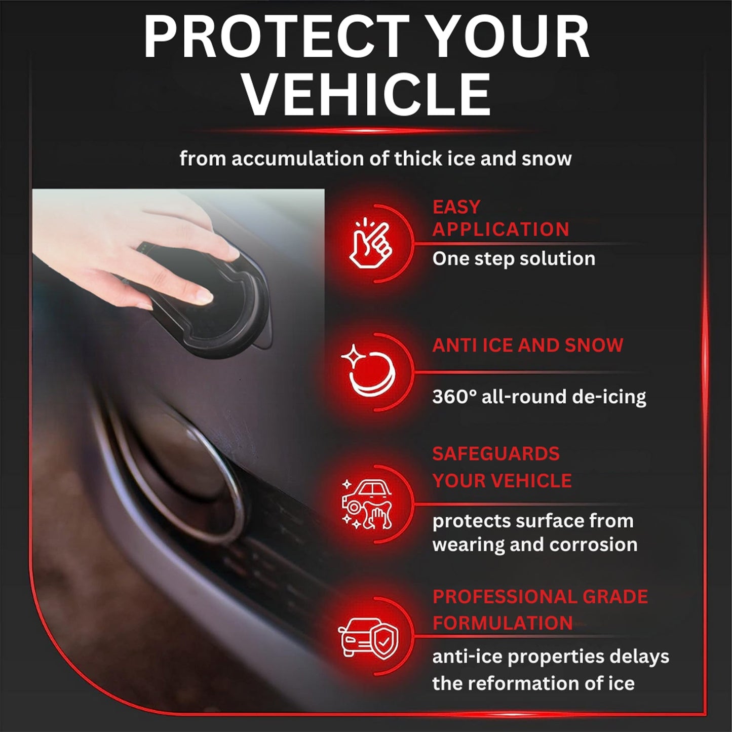 Sponge For Car Glass Hydrophobic Snow Defroster For Car Portable Deicing Cleaning Sponge - Korvel