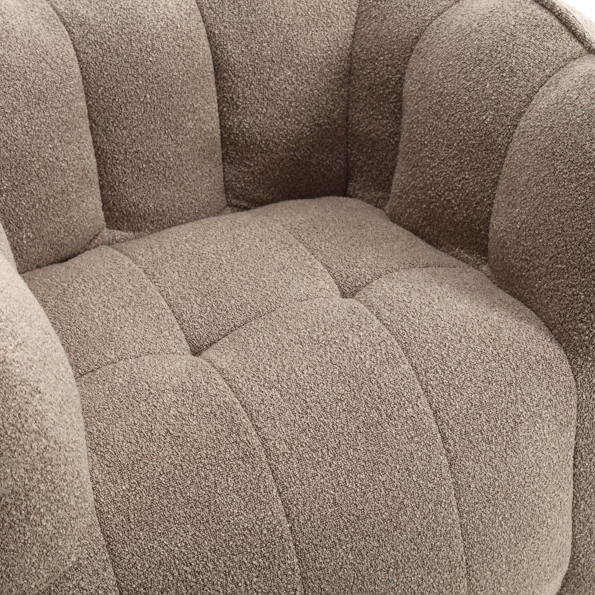 Soft Bean Bag Chair with High Resilient Foam(Chips)for living room and bedroom,Comfortable Square Lazy Sofa with Footstool - Korvel