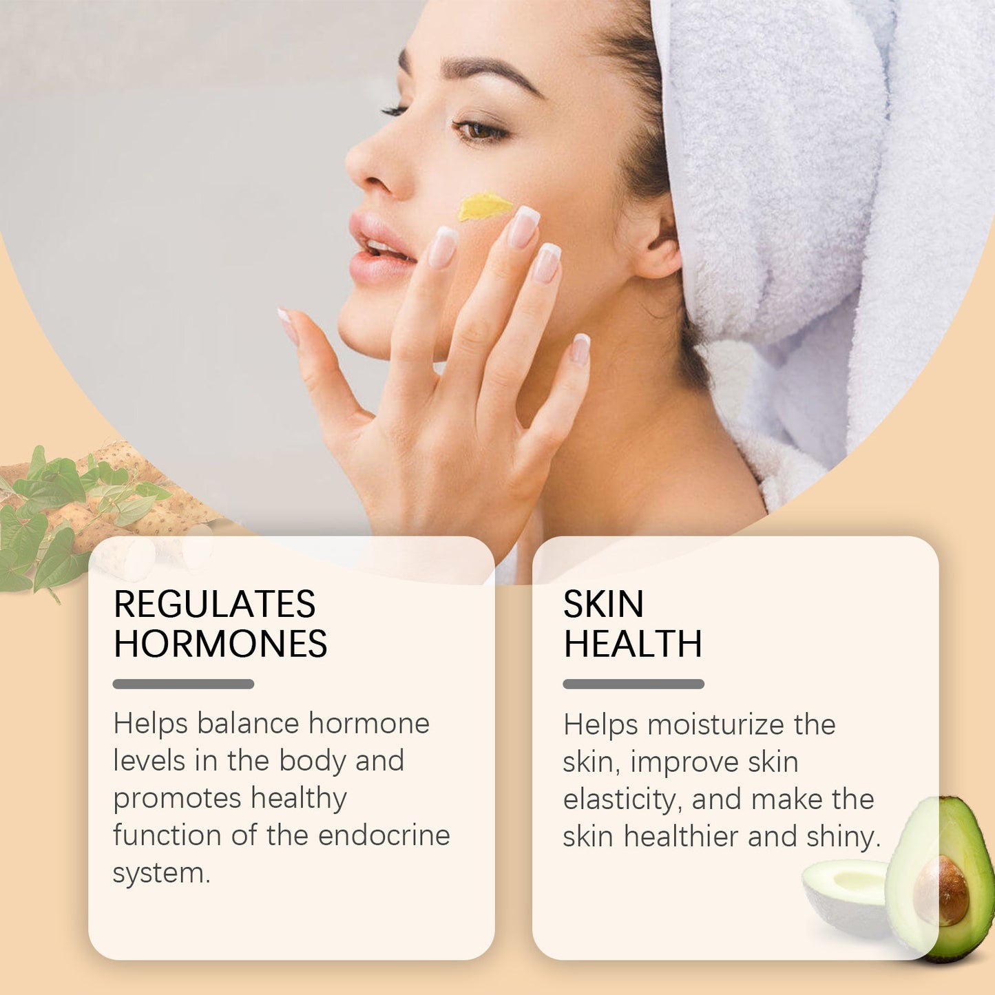 Wild Yam Cream - Hydrating Skin Care Moisturizer
