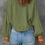 Half Snap Long Sleeve Sweatshirt