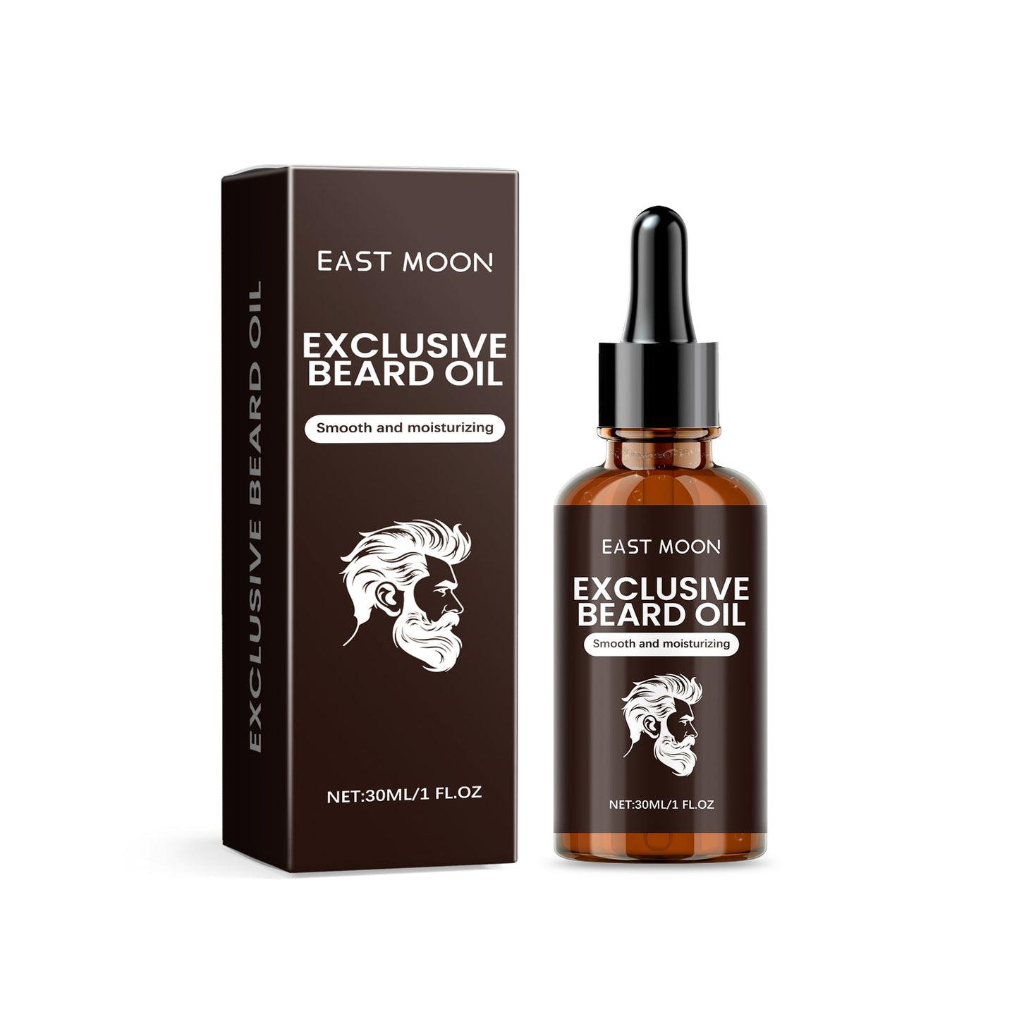 Aceite de barba premium para hombres para nutrir y controlar el frizz