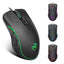 Wired gaming mechanical mouse glowing RGB PUBG e-sports computer laptop USB mouse - Korvel