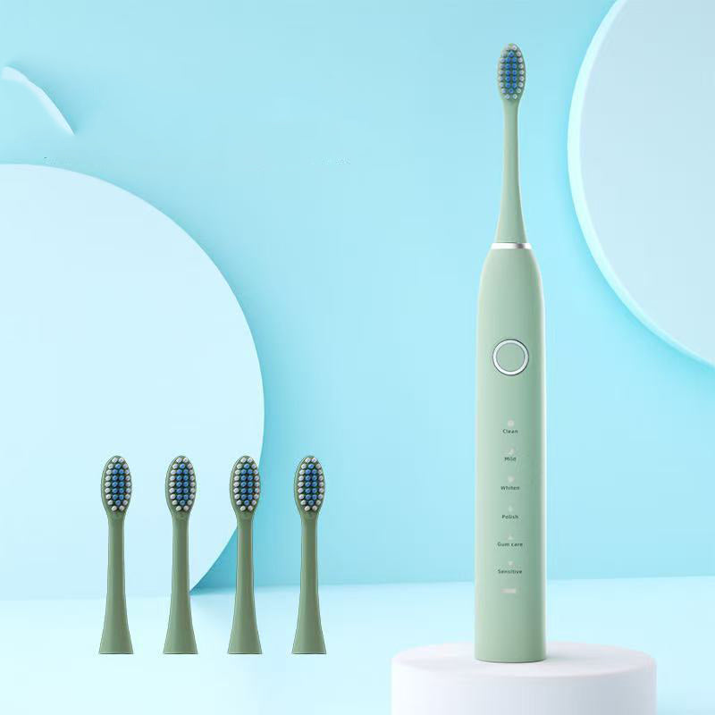 Brosse à dents électrique intelligente avec poils souples
