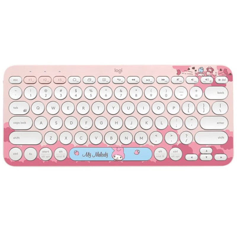Logitech K380 Mini Bluetooth Wireless Keyboard Tablet Phone Pebble2+K390 Set - Korvel