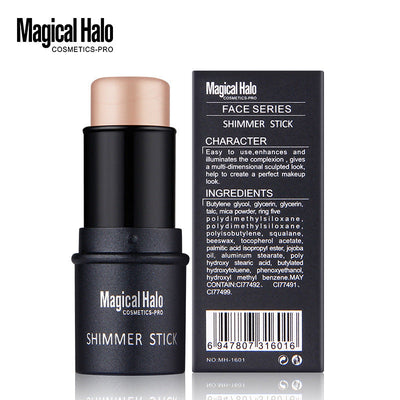Makeup MH Highlight Repairing Brightening Shadow Stick Stereo Face Primer Lying Silkworm Pen - Korvel