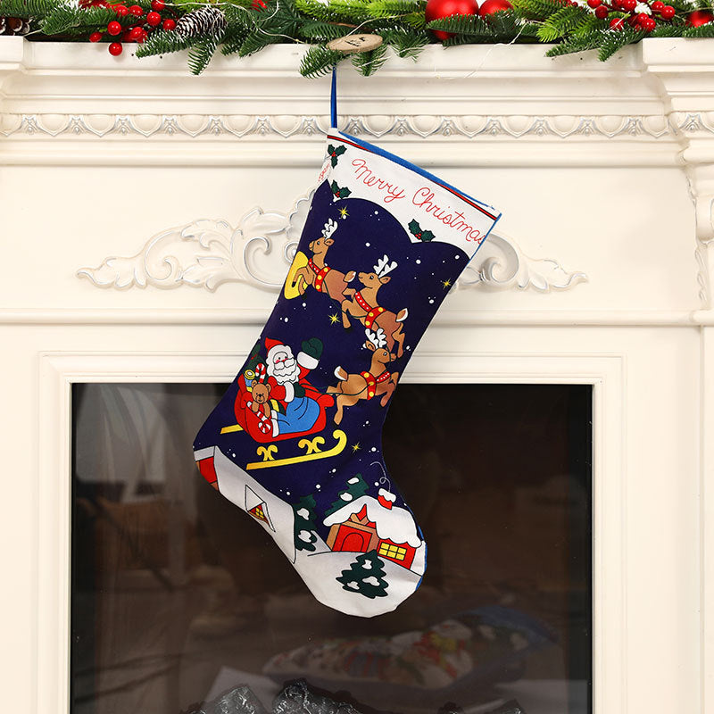 Christmas decorations, Christmas socks, pendants, gift bags, candy bags, holiday decorations, and dressing supplies - Korvel