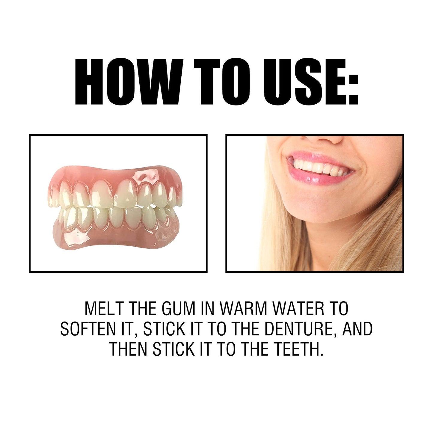 Soft Denture Reline Kit with Interdental Fillings