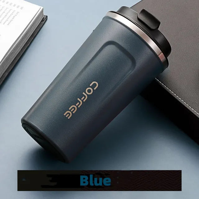 tainless Steel Coffee Cup Travel Thermal Mug Leak-Proof Thermos Bottle Tea Coffee Mug Vacuum Flask Insulated Cups - Korvel