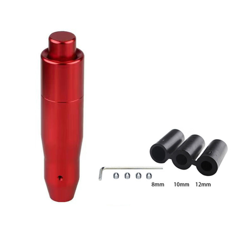 Personalized modification of automotive general metal gear head racing colorful gear lever metal simple wave stick head handbrake - Korvel
