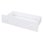 Cama loft twin en forma de L que ahorra espacio con 7 cajones - Blanca