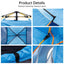 Quick-Deploy Green/White Outdoor Tent, Comfortably Accommodating 3-4 People on Camping Trips - Korvel