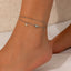Beach Anklet Star Butterfly Chain Imitation Pearl Foot Chain Ocean Wind Shell Dolphin Foot Jewelry - Korvel
