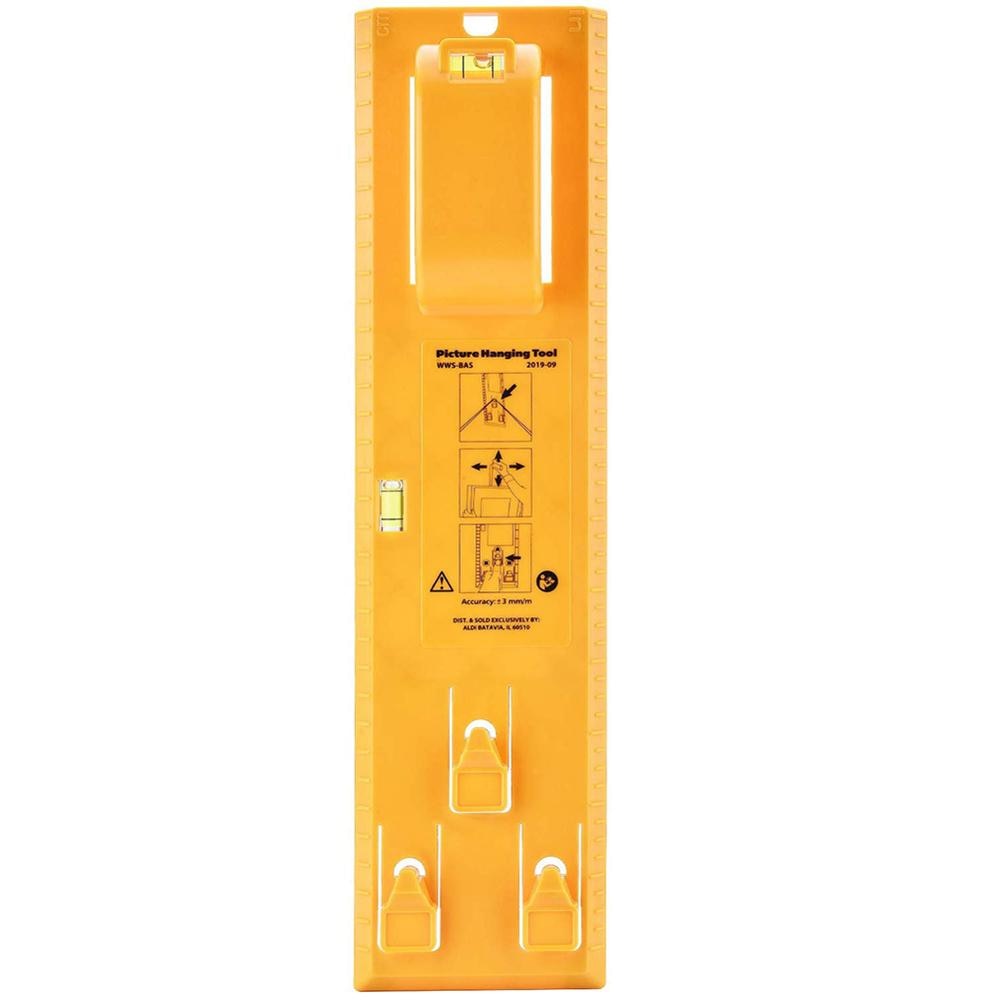 New DIY Photo Frame Level Ruler Picture Frame Hanger Hooks Easy Wall Hanging Tools Photo Hang Levels Ruler Multi-Tool Dropshippe - Korvel