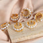Pearl Titanium Steel C-Hoop Earrings - Korvel