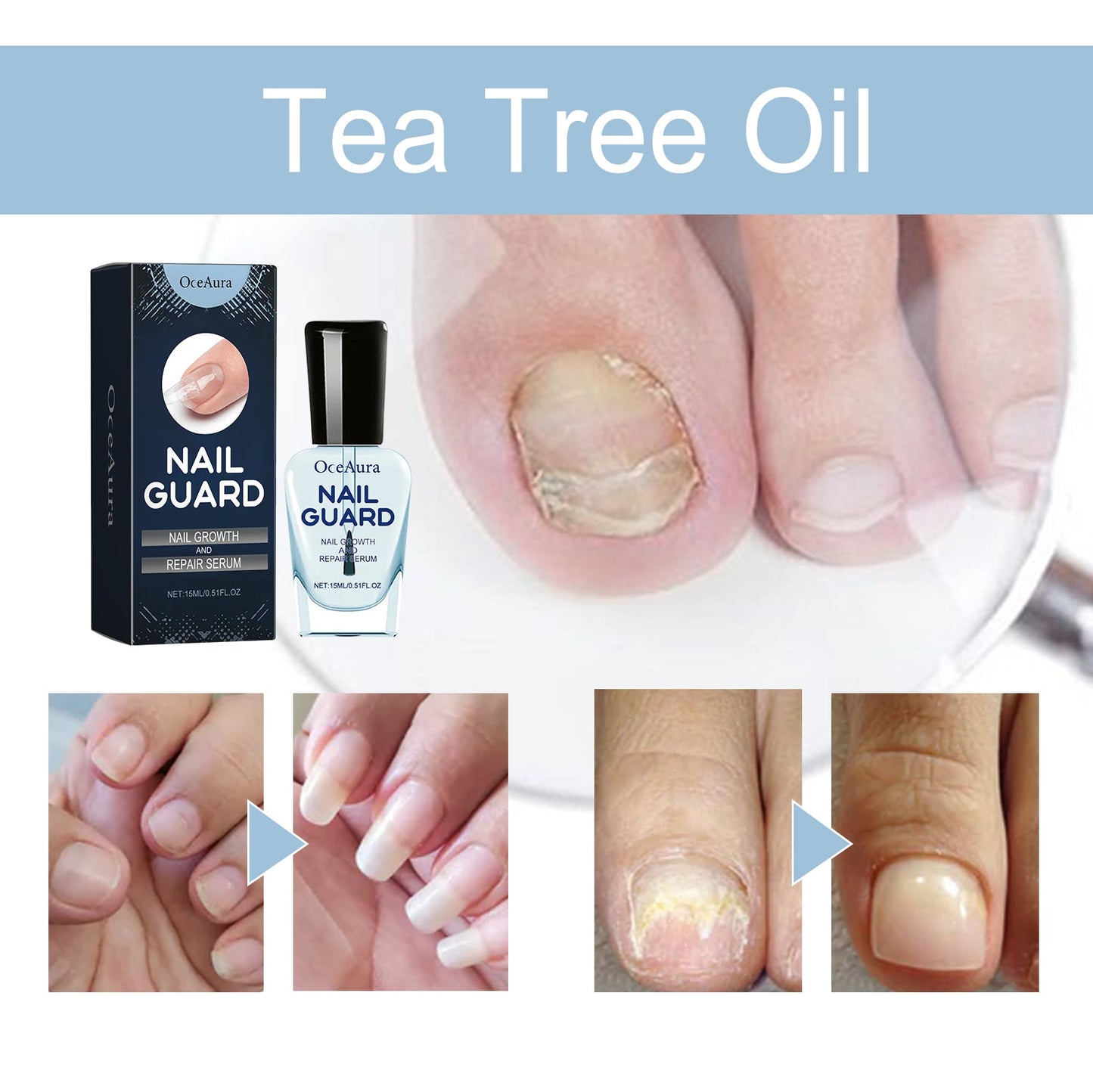 OCEAURA Nail Repair Lotion - Nourishing Care for Soft Nails