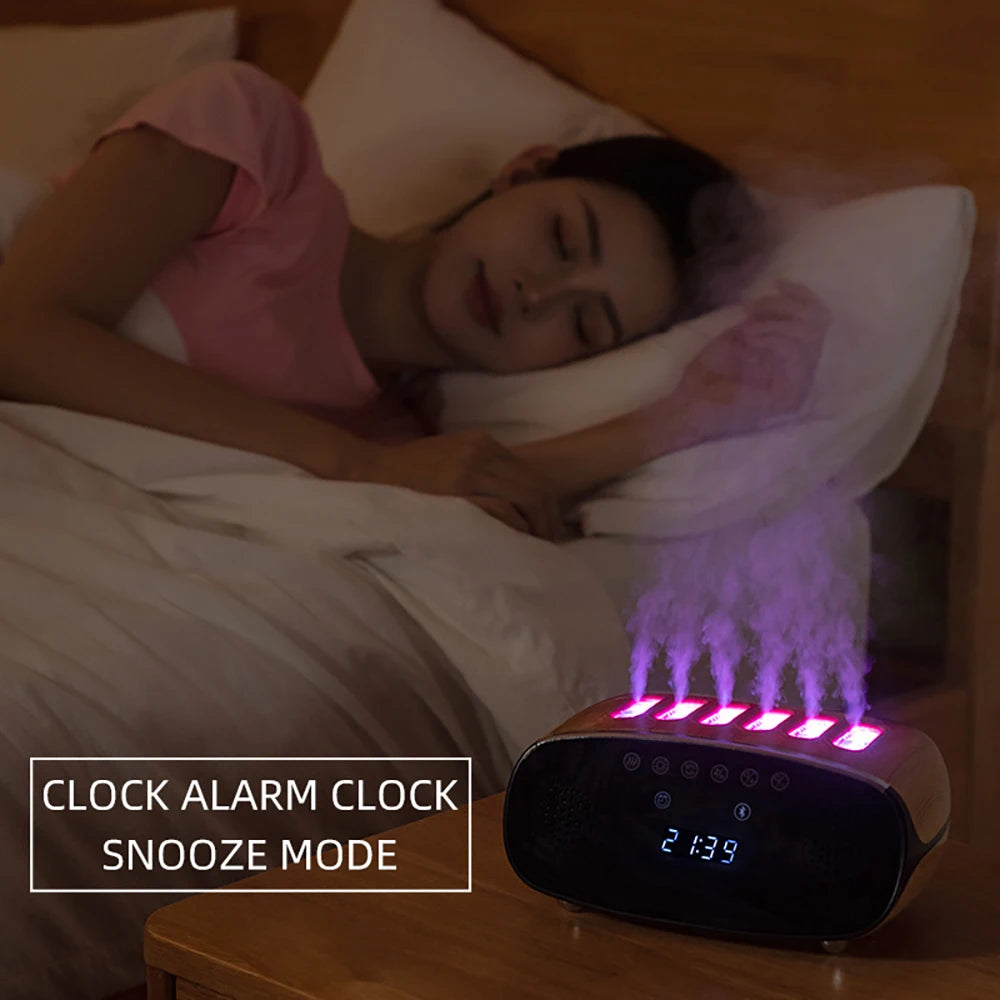 Colorful Volcano Light Humidifier with Timer for Home & Office