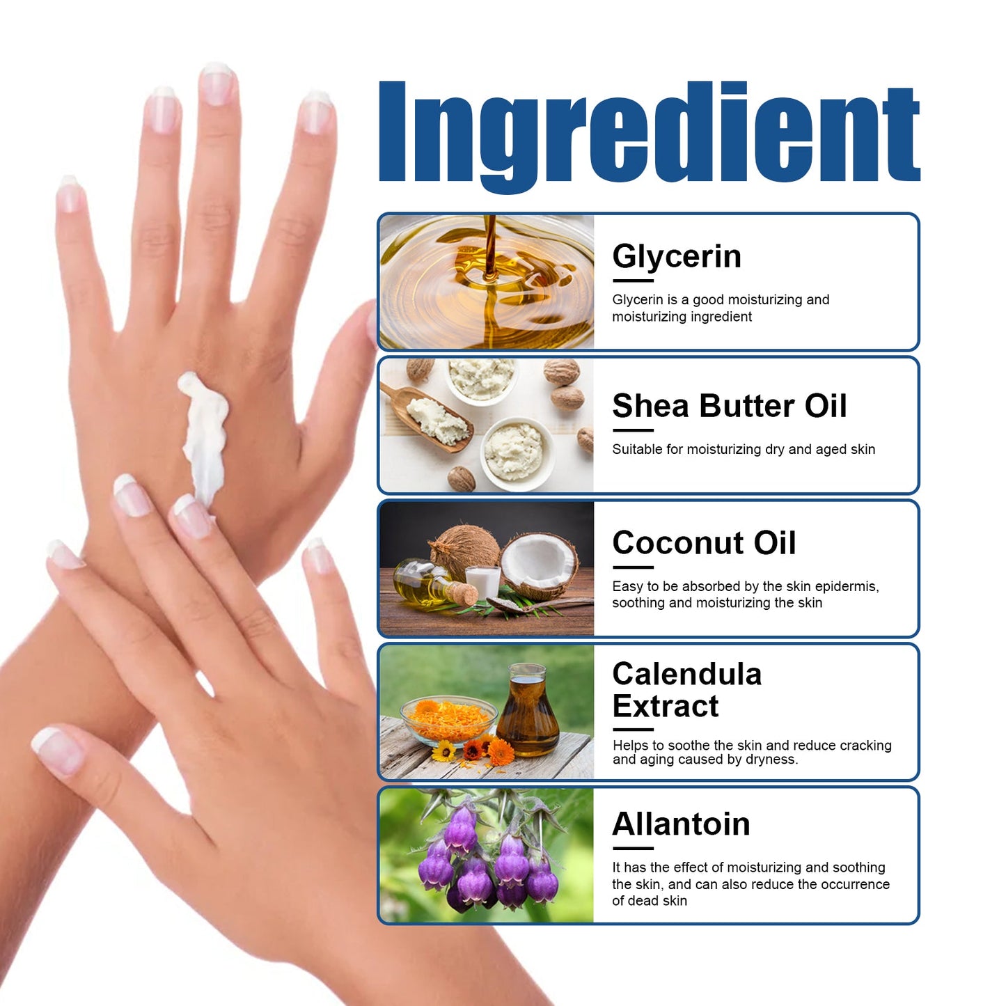 Body Repair Cream, Relieve Peeling Improve Chapped Dry Skin And Remove Dead Skin Moisturize Cream - Korvel