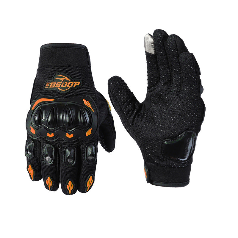 Motorcycle Riding Gloves, All Finger, Summer Breathable, Men's And Women's Electric Vehicles, Anti Fall, Anti Slip, Touch Screen - Korvel