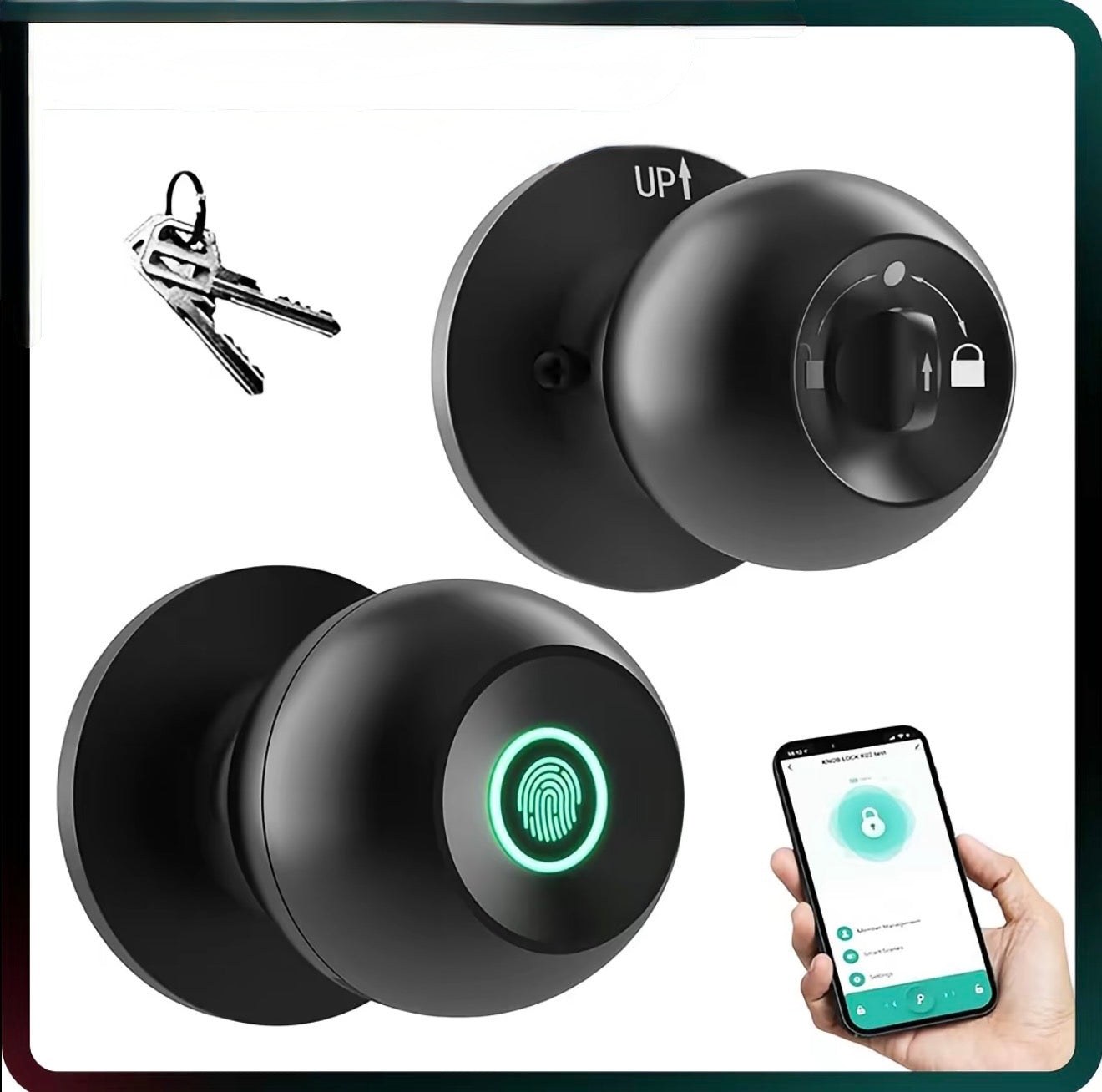 BioSecure Smart Lock - Keyless Biometric Door Lock