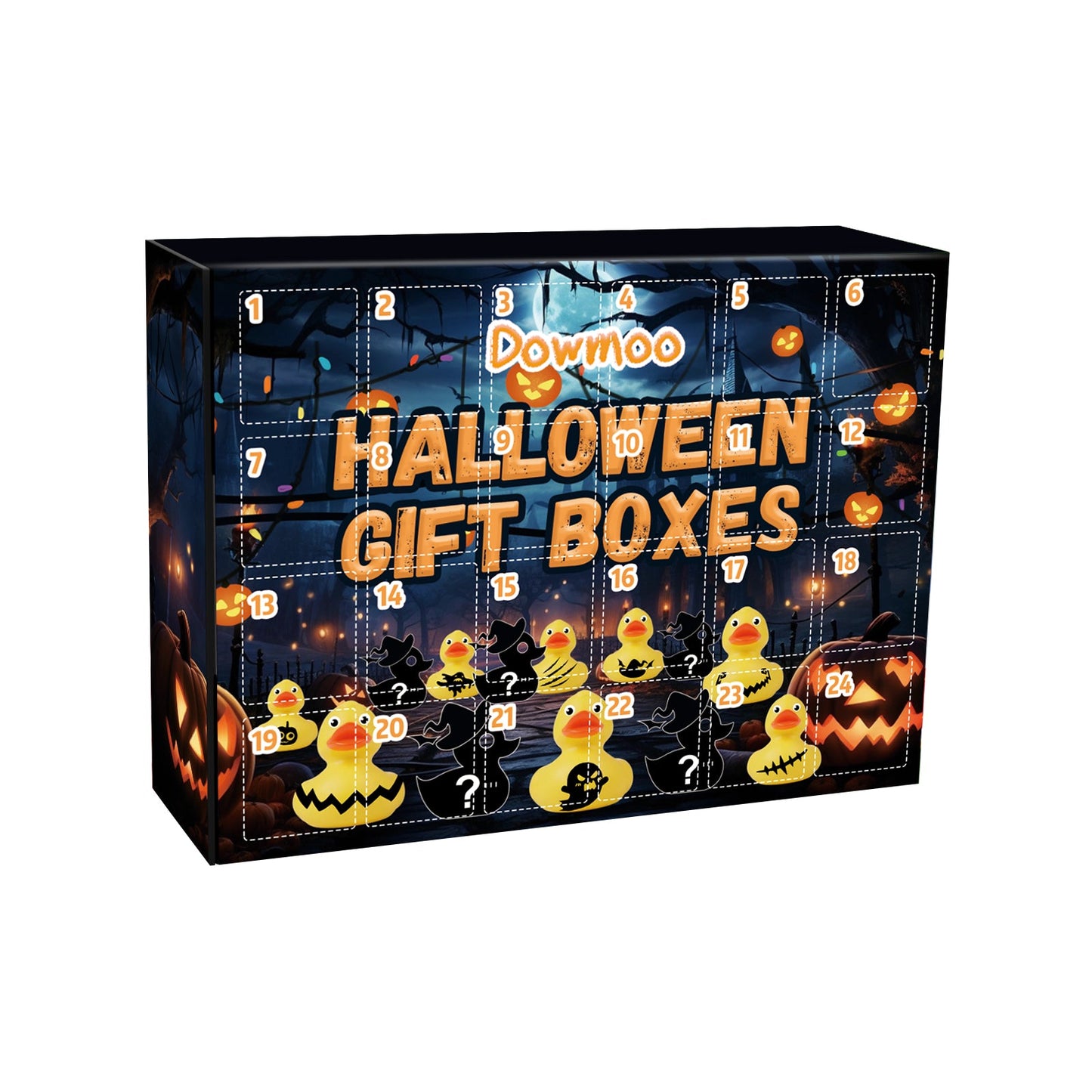 Boîte Surprise de Canard d'Halloween - Cadeau de Compte à Rebours