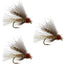 Pack de 3 mouches émergentes CDC caddis beiges - Taille 14