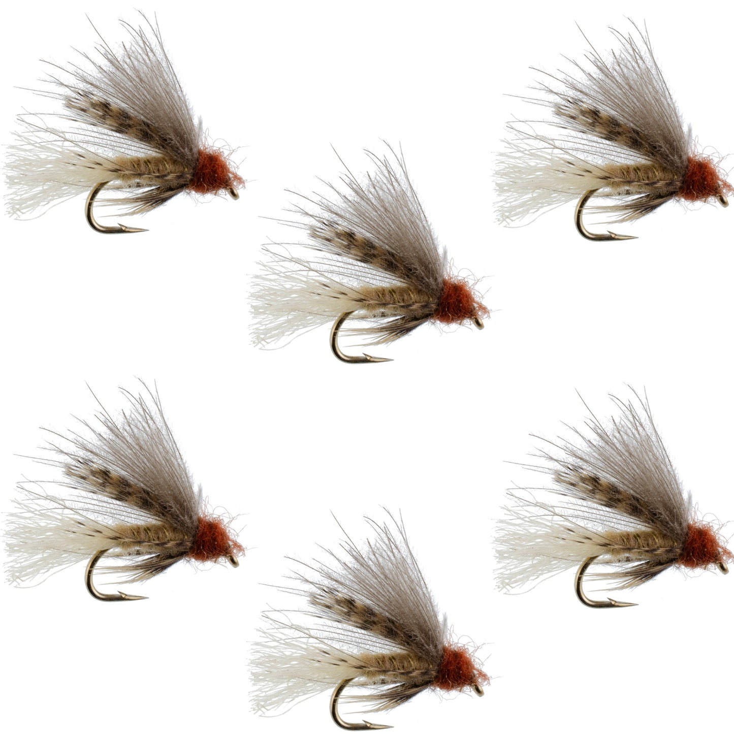 Mouches émergentes CDC caddis tan - Taille 16 (Paquet de 6)