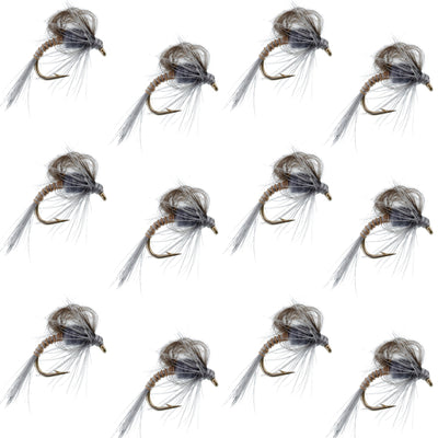 Mouche Emerger Adams à Aile en CDC - Taille 18 (Paquet de 12)