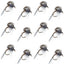 Mouches émergentes CDC Loop Wing Adams - Taille 16 (Paquet de 12)