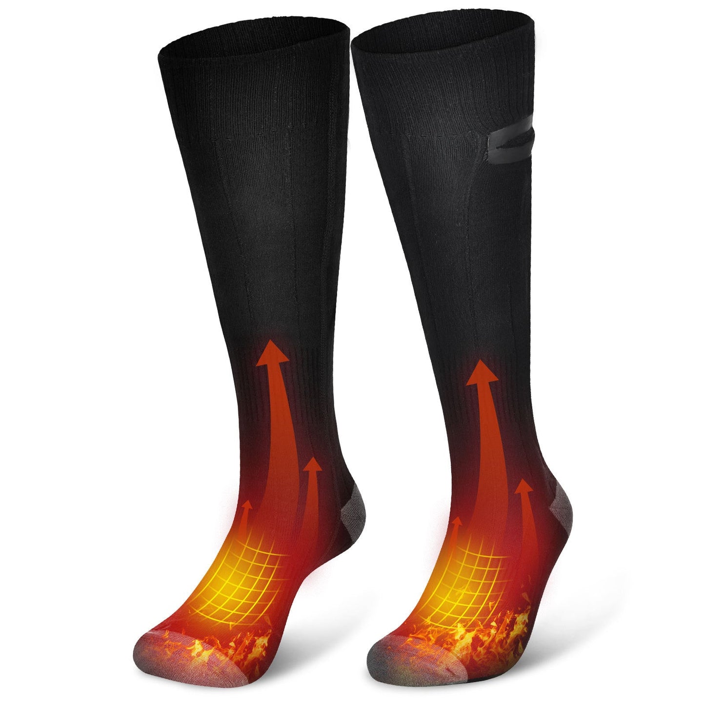 HailiCare Electric Heating Socks Rechargeable Heating Socks Adjustable Temperature Warm Long Tube Electric Heating Socks - Korvel