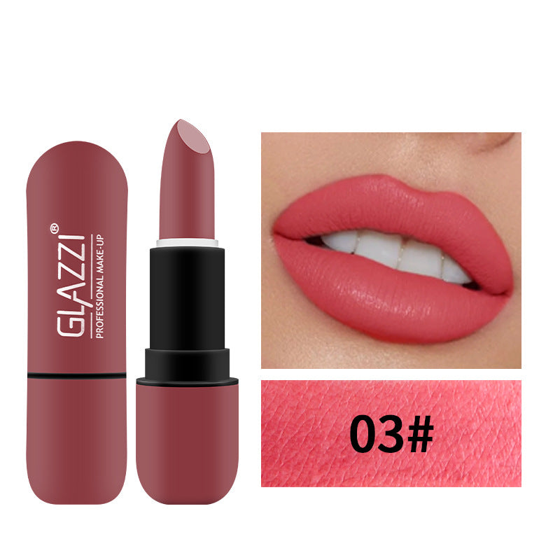 Velvet Air New Capsule Not Easy to Fall Out Lipstick Portable Matte Matte Flame Lipstick - Korvel