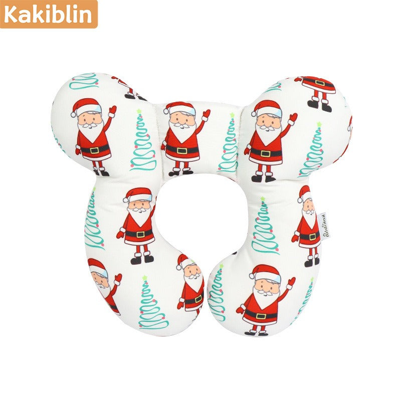 Baby head protection U-shaped pillow stroller fixed head pillow Car seat sleeping protection head and neck pillow - Korvel