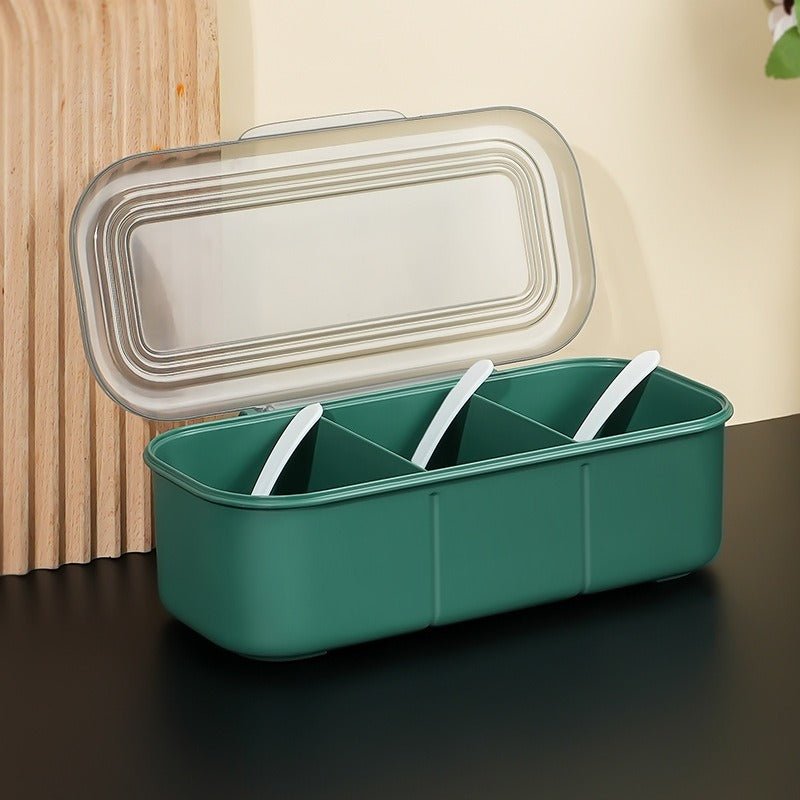 Japanese Minimalist Spice Organizer with Lid