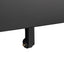 Metal 2 drawer mobile file cabinet with lock, 25.6-inch high legal/letter size file storage cabinet  black - Korvel