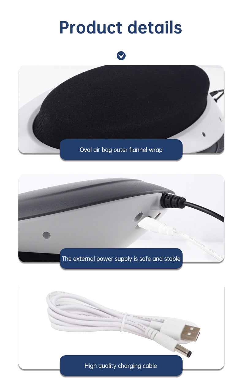Massager Lombaire Premium avec Compresse Chaude et Pression d'Air