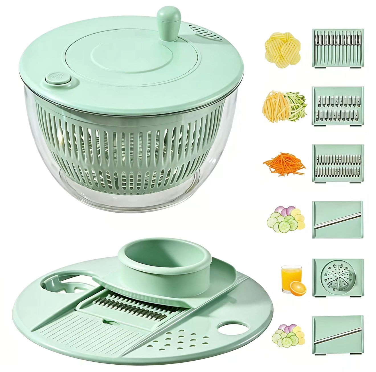Juego de Preparación de Cocina FreshSpin - Solución Todo en Uno
