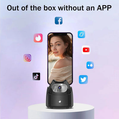 360° Rotation Automatic Face Tracking Gimbal for Smartphones