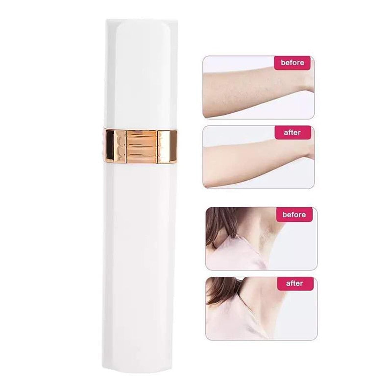 Women Ortable Shaving Machine Mini Epilator Lamp Private Parts Hair Removal Lipstick Hair Removal Device Lady Shaver - Korvel