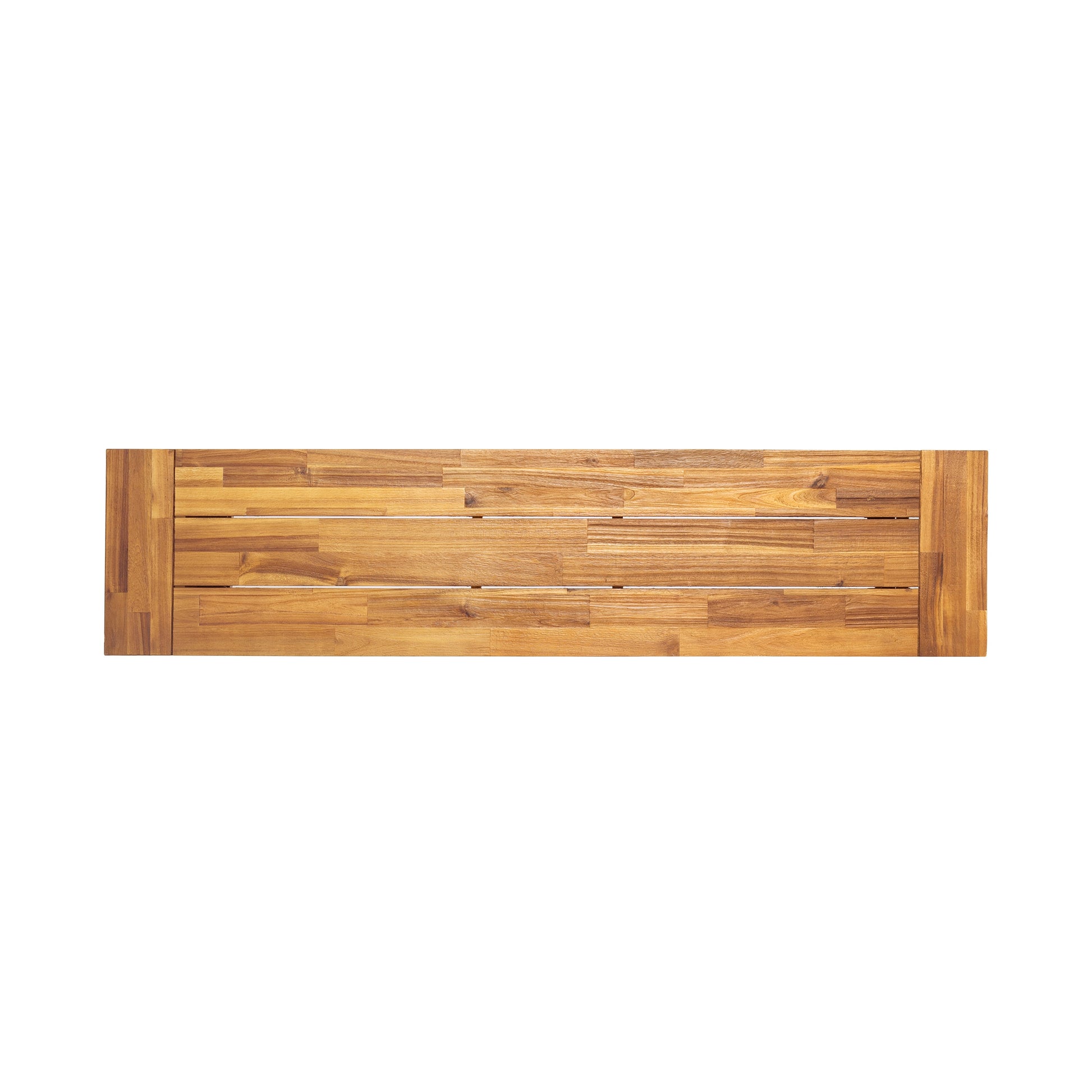 Outdoor Carlisle Benches, Sandblasted Brown + Rustic Metal (Set of 2) - Korvel