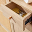 Modern minimalist storage cabinet MDF bed top cabinet Japanese rattan shoe cabinet, small home furniture - Korvel