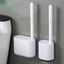 Wall Mounted Disposable Tool with No Dead Corners for Cleaning Bathroom and Toilet Brushes - Korvel