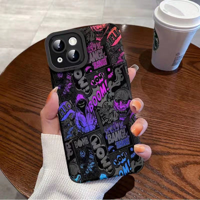 Trendy brand suitable for iPhone 13/14 Promax Apple 12/11 cartoon phone case XR all inclusive XS soft 7p - Korvel