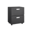 Office furniture Copier Cabinet black 2 door steel copier stand mobile pedestal file Printer Stand - Korvel