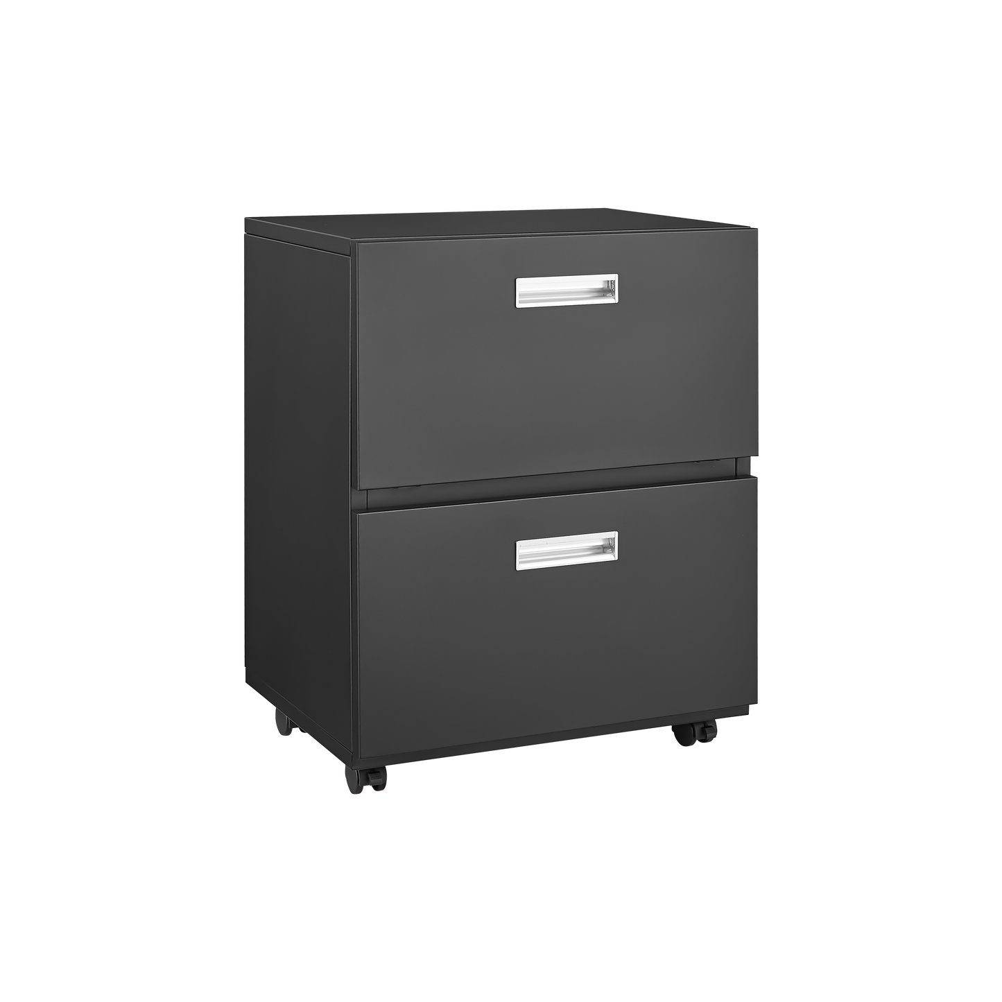 Office furniture Copier Cabinet black 2 door steel copier stand mobile pedestal file Printer Stand - Korvel