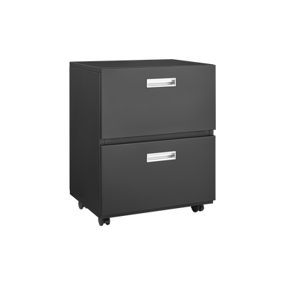 Office furniture Copier Cabinet black 2 door steel copier stand mobile pedestal file Printer Stand - Korvel
