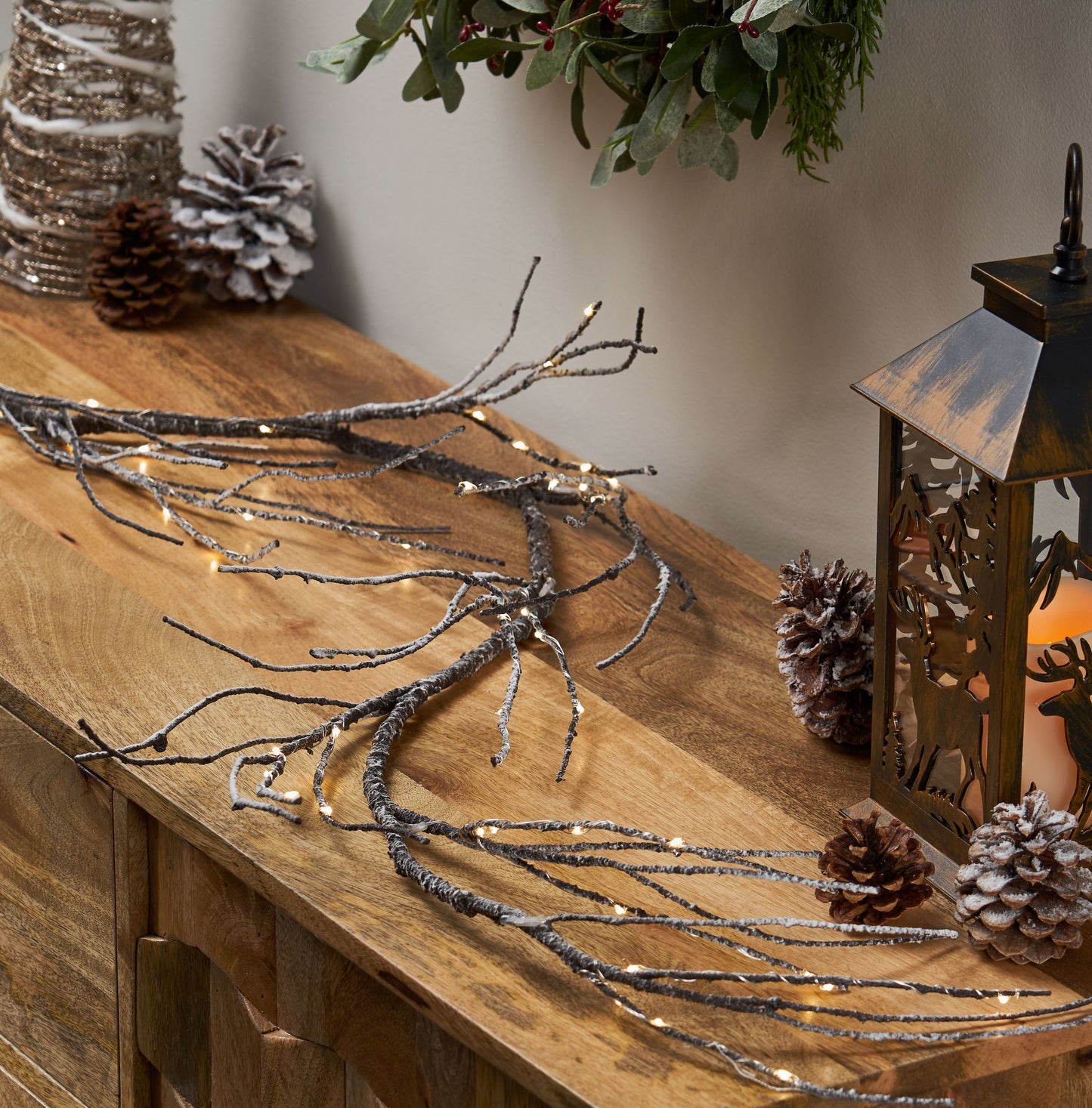 6FT PAPER GARLAND WITH LED LIGHTS - Korvel