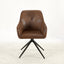 Modern chairs (2 sets) with soft iron leg cushions and comfortable backrest double layered chairs - Korvel